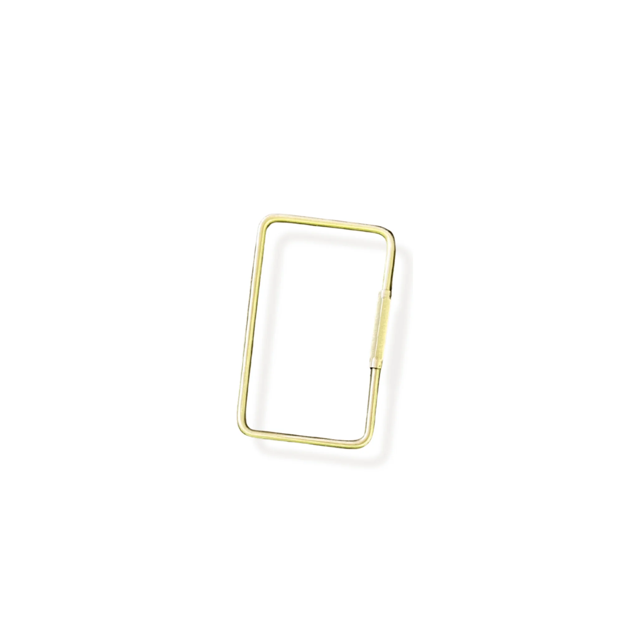 Rectangular Brass Carabiner - Image 4