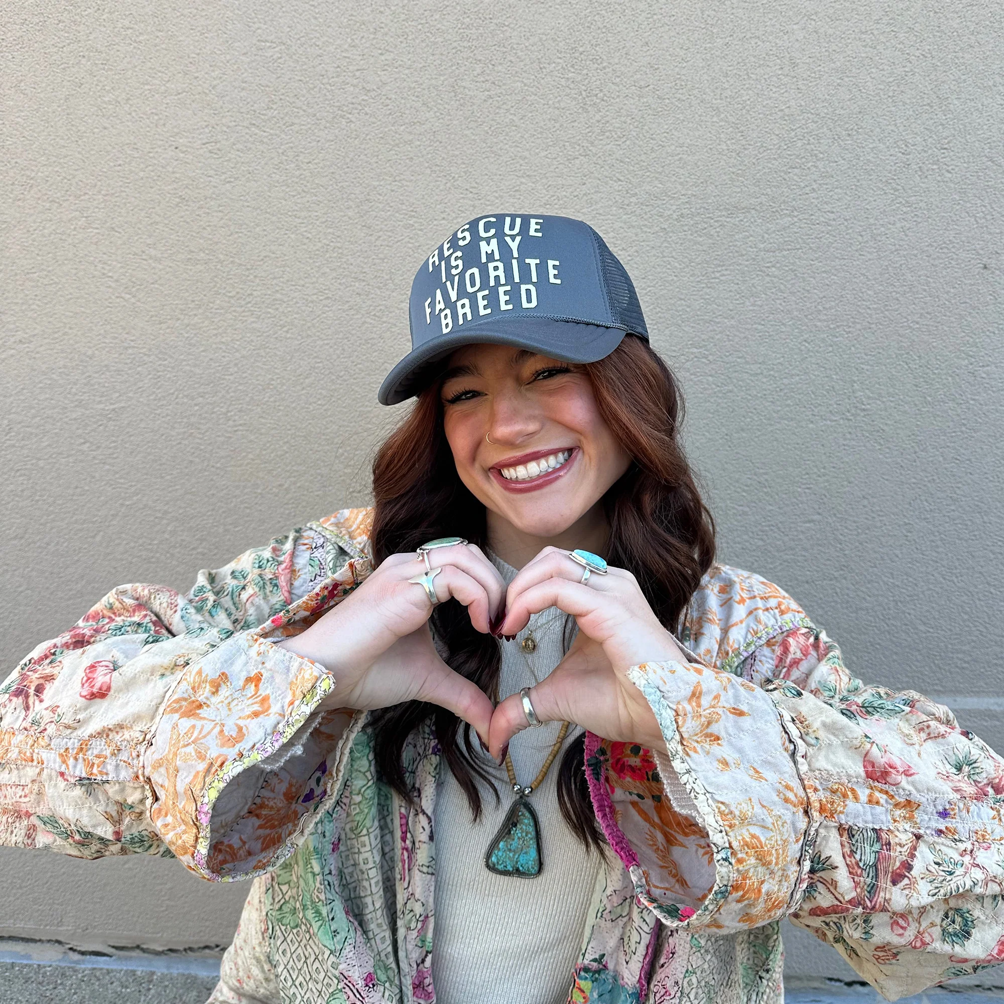 ***Rescue Is My Favorite Breed Trucker Hat - Image 2