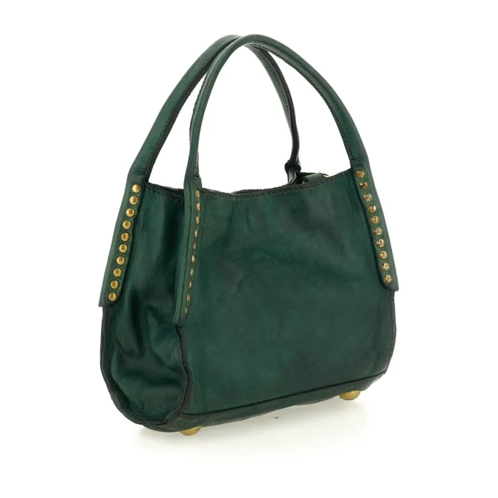 Shopping Cowhide Bag w/ Studs - Image 3