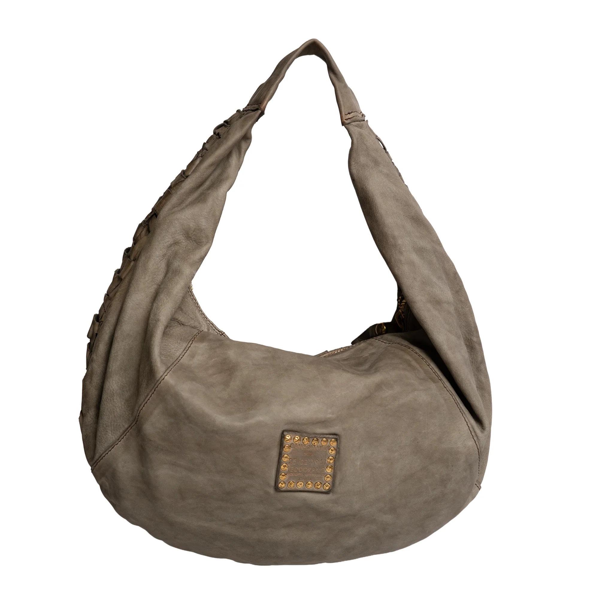 Shoulder Bag in Woven Cowhide - Image 5