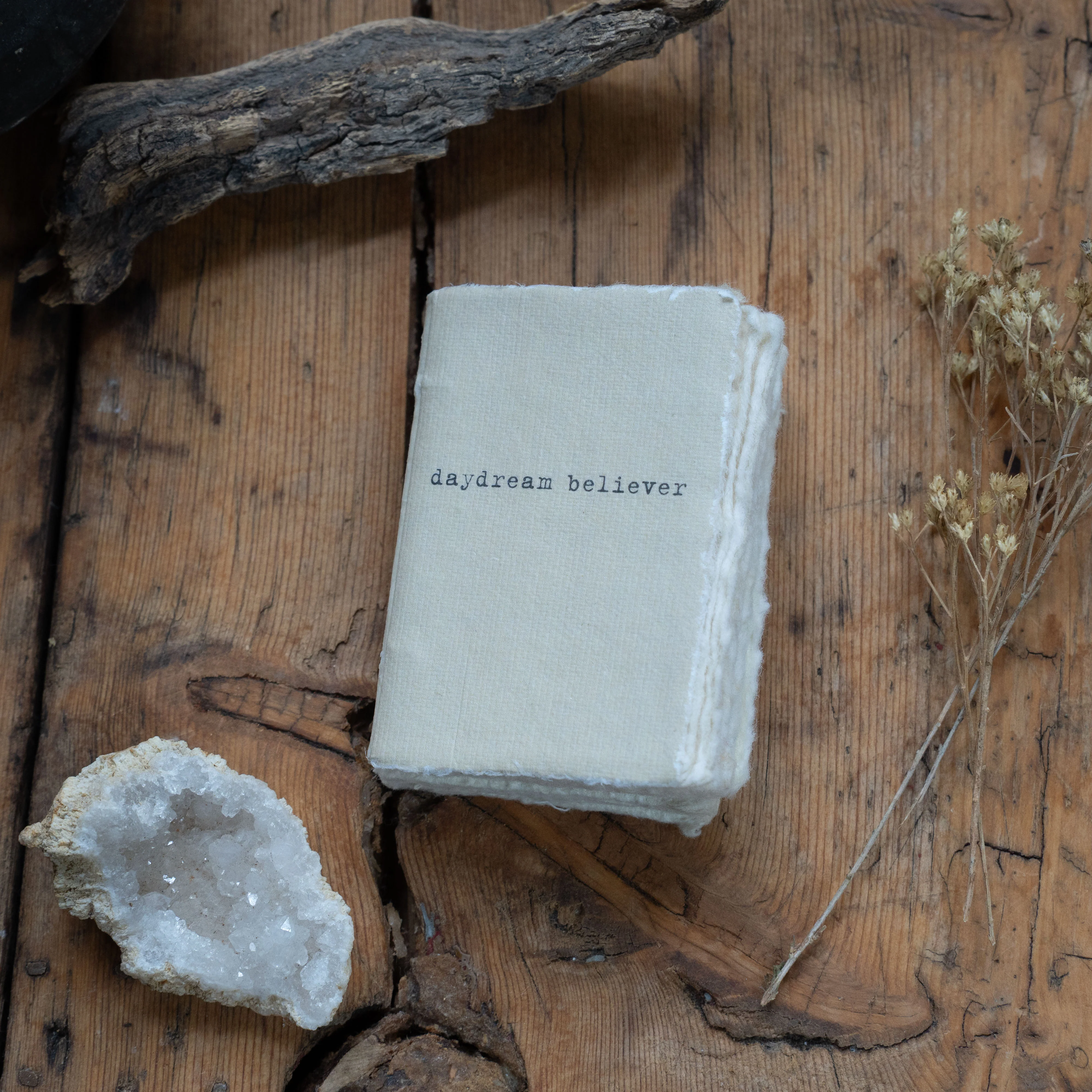 Daydream Believer Small Deckled Edge Notebook - Sand - Image 2