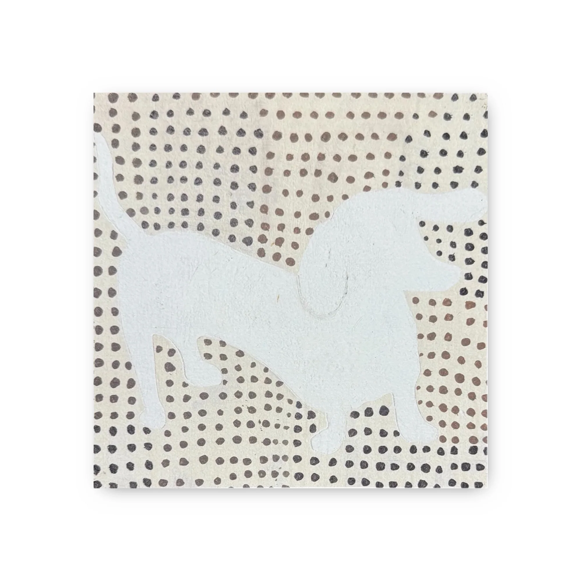 Dog With Dots - Art Tile Collection