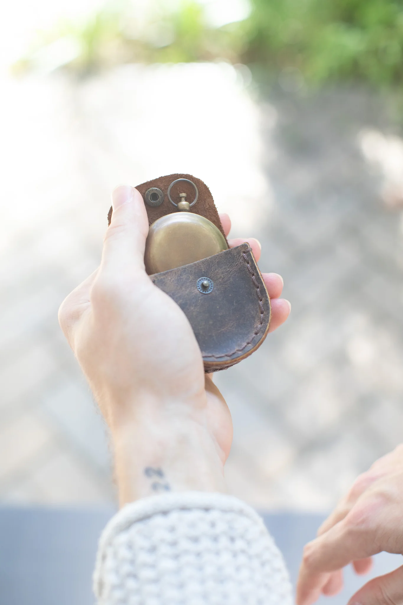 Steer By The Compass Of Your Soul Push Button Compass - Image 3
