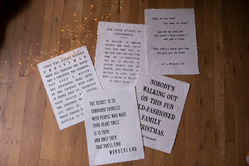 The Secret Is Handmade Paper Print - Image 3