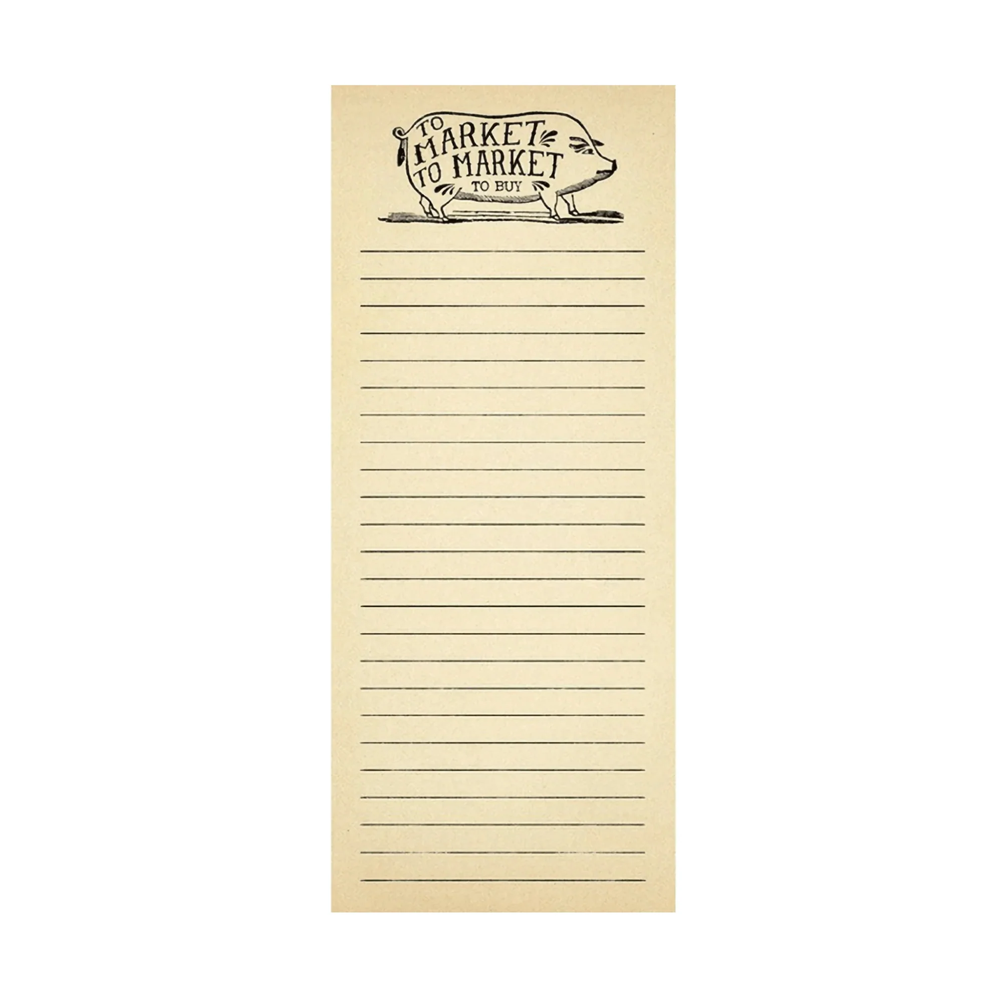 ***Market To Buy Skinny Notepad