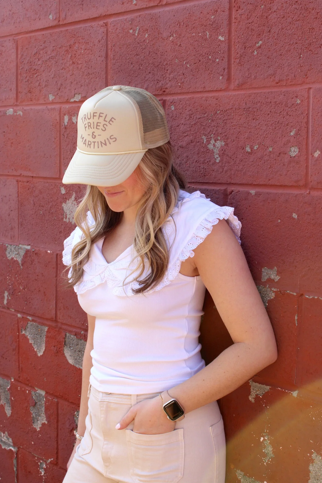 Truffle Fries & Martinis Trucker Hat - Image 2