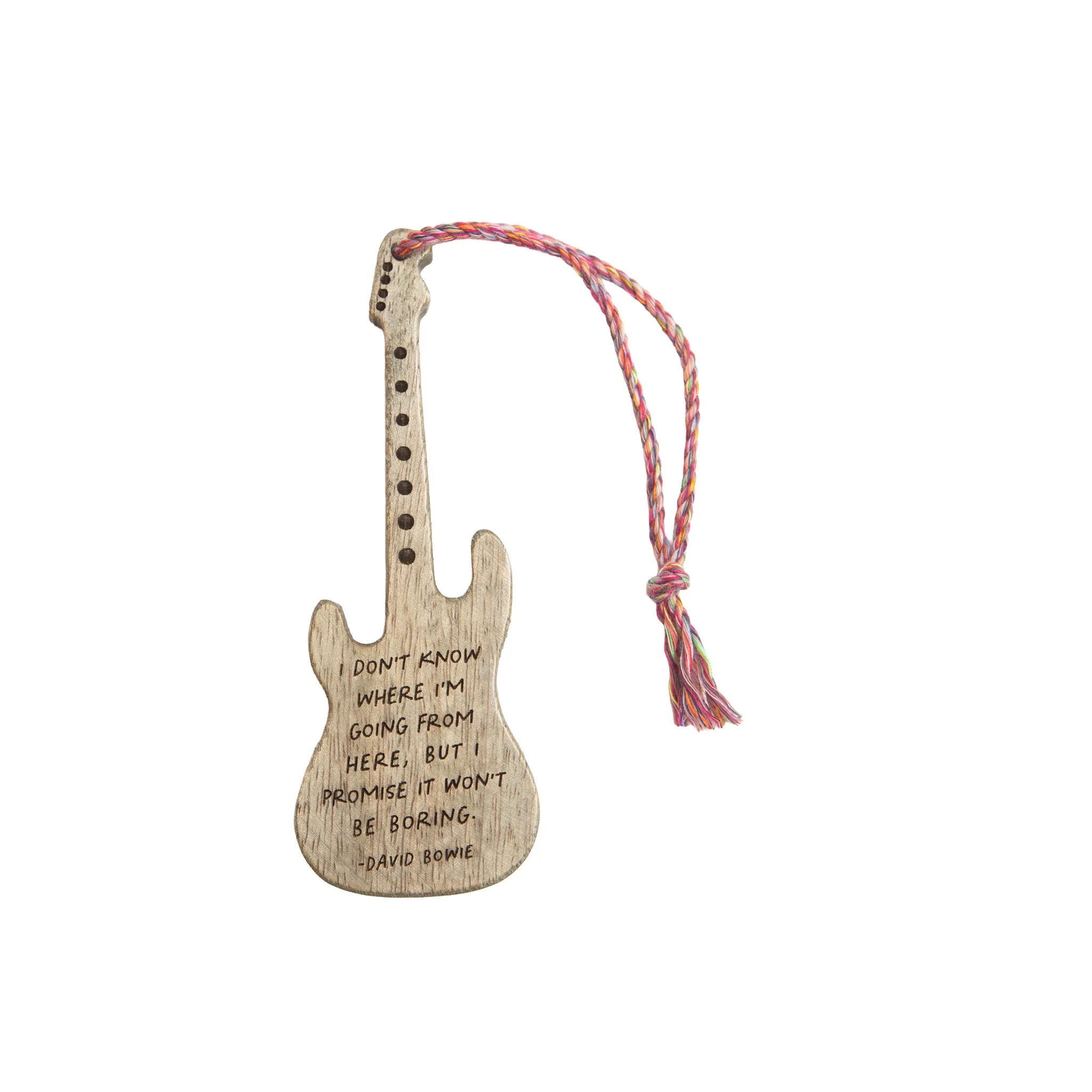 I Don't Know Where Wooden Electric Guitar 2"x5"