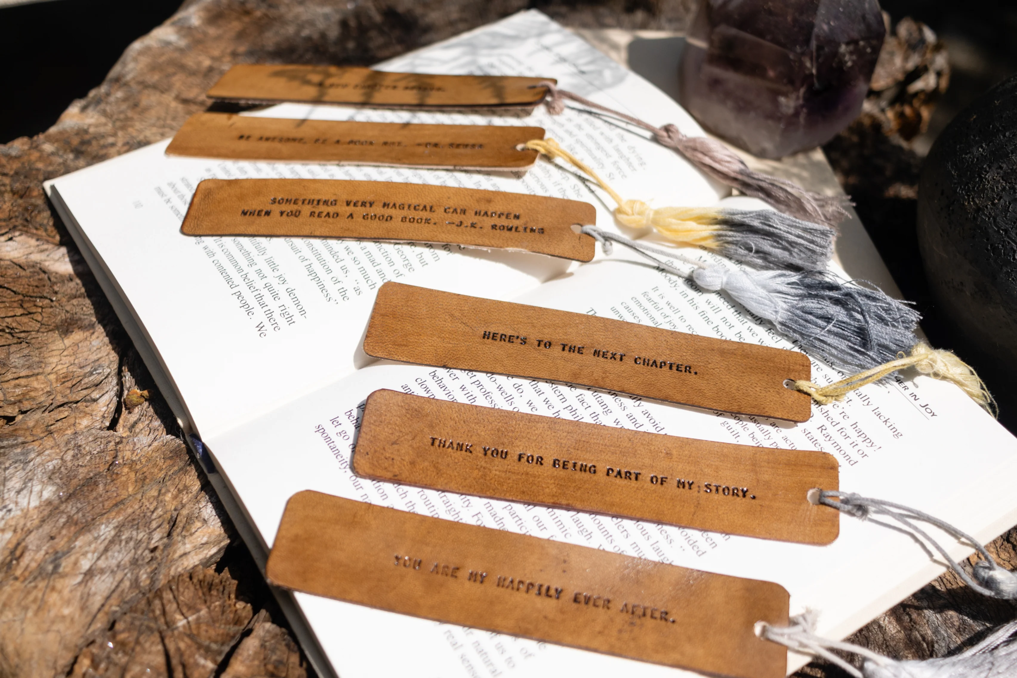 You Are My Happily Ever After - Leather Bookmark - Image 3